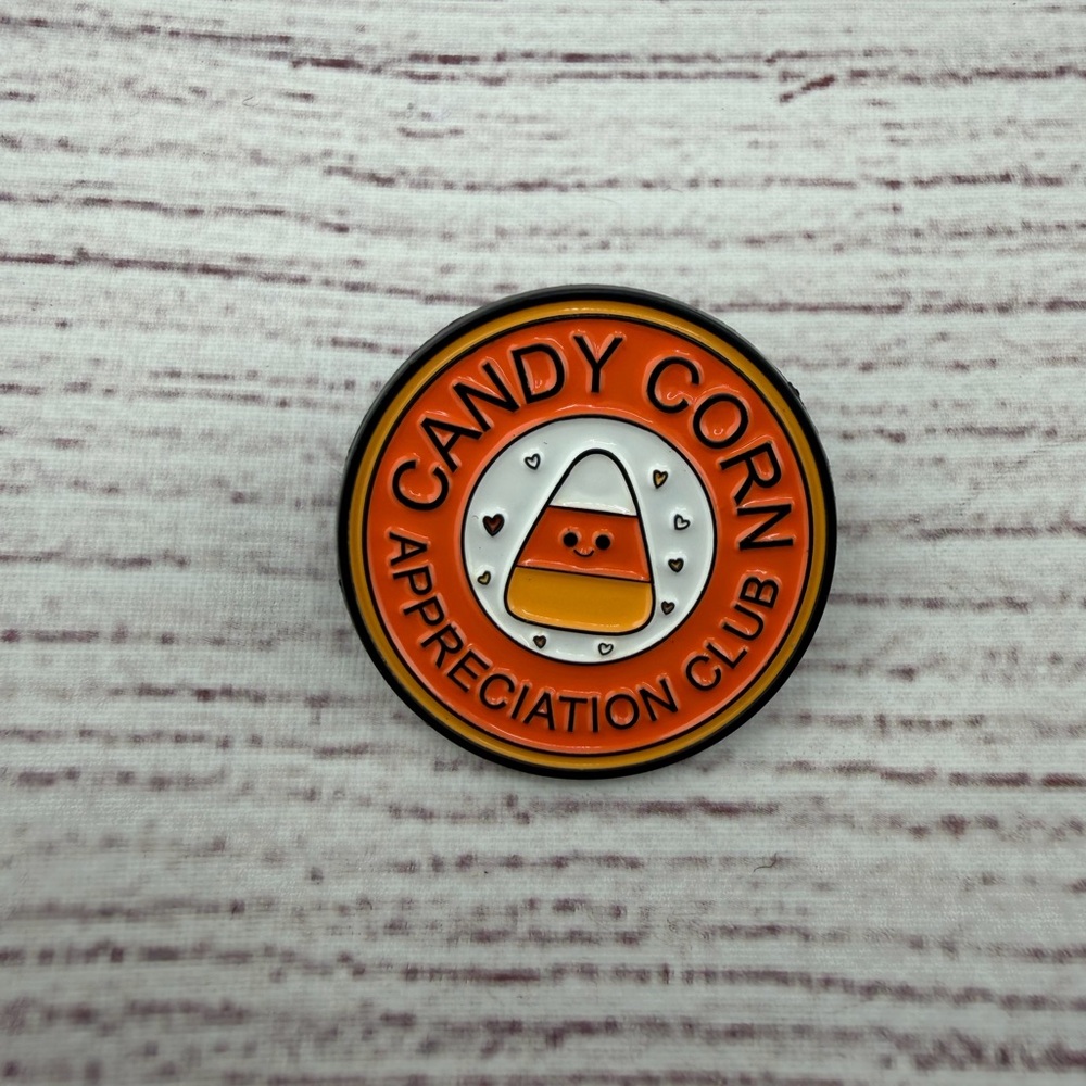 Candy Corn Appreciation Club Pin